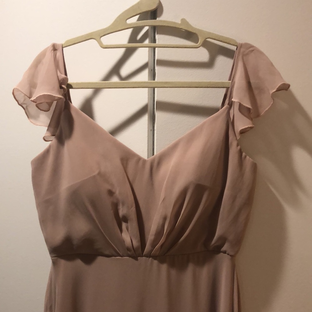 Birdy Grey Taupe Kae Bridesmaid Dress, size S